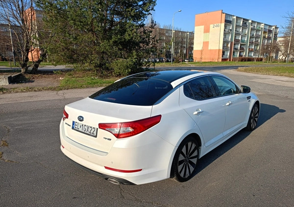 Kia Optima cena 49999 przebieg: 176000, rok produkcji 2013 z Łódź małe 232